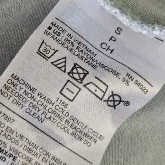 Green Tie Dye Tank Size Small - Picture 4 of 4